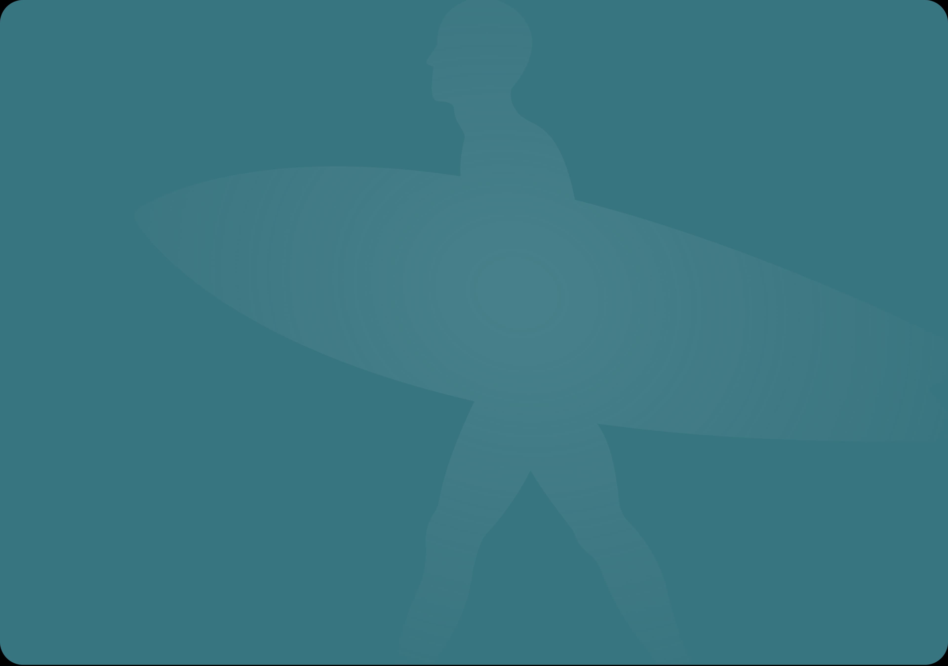 A card with a silhouette of a surfer, inviting you to join the Rocha Beach House team. Links to the careers page.